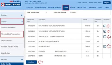 hdfc smart emi payment